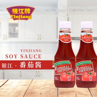 广东厂家供应美式番茄酱批发加工酸甜味番茄沙司番茄调味酱佐餐酱